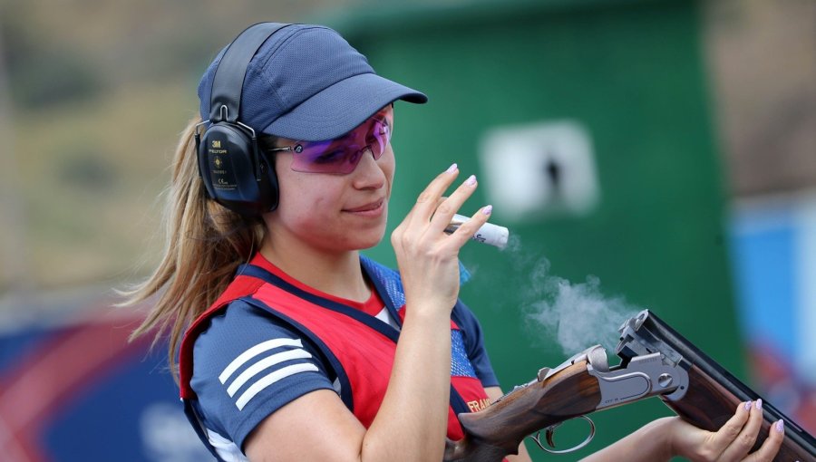 Francisca Crovetto se quedó con la medalla de plata en el tiro skeet de los Juegos Suramericanos