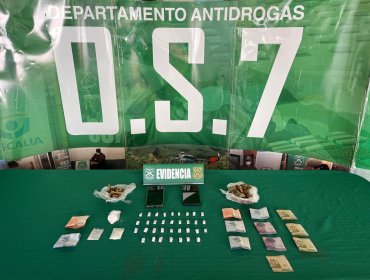 Detienen a dos personas por microtráfico de cocaína, pasta base y marihuana en San Felipe