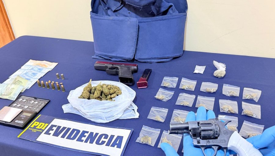 Sorprenden a sujeto vendiendo drogas en pleno desfile de Fiestas Patrias en La Ligua