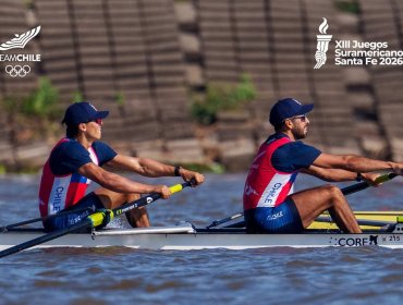 El remo le da un nuevo oro a Chile: César Abaroa y Marcelo Poo se imponen en los Juegos Suramericanos 2026