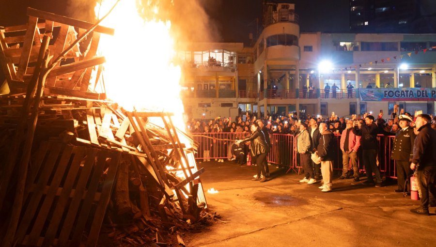 Fogata del Pescador se transforma en protagonista del inicio de Fiestas Patrias en Valparaíso