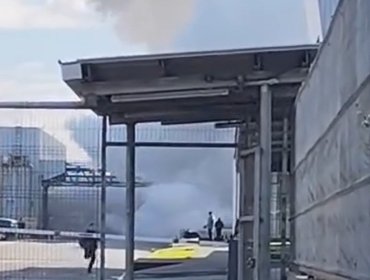 Un trabajador lesionado dejó explosión en el sector de calderas de la planta de Colun en La Unión