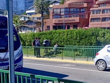 Detención ciudadana en Reñaca: peligroso "lanza" fue retenido y luego entregado a Carabineros tras cometer un robo