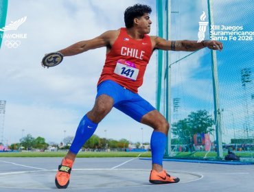 Lanzamiento de oro y récord sudamericano: Claudio Romero le da a Chile su presea dorada número 30 en los Suramericanos 2026