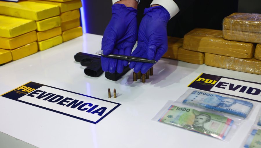 Incautan 117 kilos de droga y detienen a banda que poseía arma de fuego fabricada para aparentar ser un lápiz