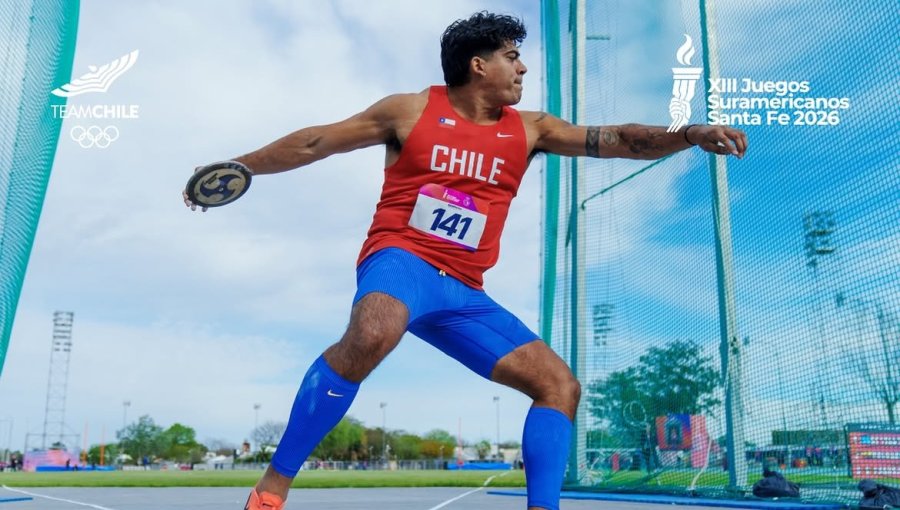 Lanzamiento de oro y récord sudamericano: Claudio Romero le da a Chile su presea dorada número 30 en los Suramericanos 2026