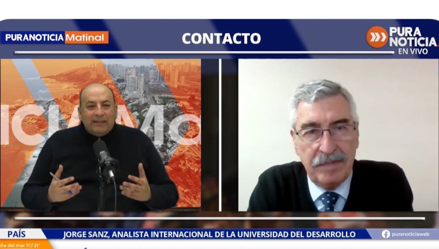 Analista internacional Jorge Sanz aborda importancia de adhesión de Chile al «Escudo de las Américas»: "Solos no somos capaces de enfrentar el crimen organizado"