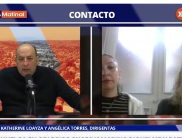 Dirigenta del colegio Guardiamarina Riquelme de Valparaíso tras cumplir 22 días en huelga: "El empleador todavía no nos llama"