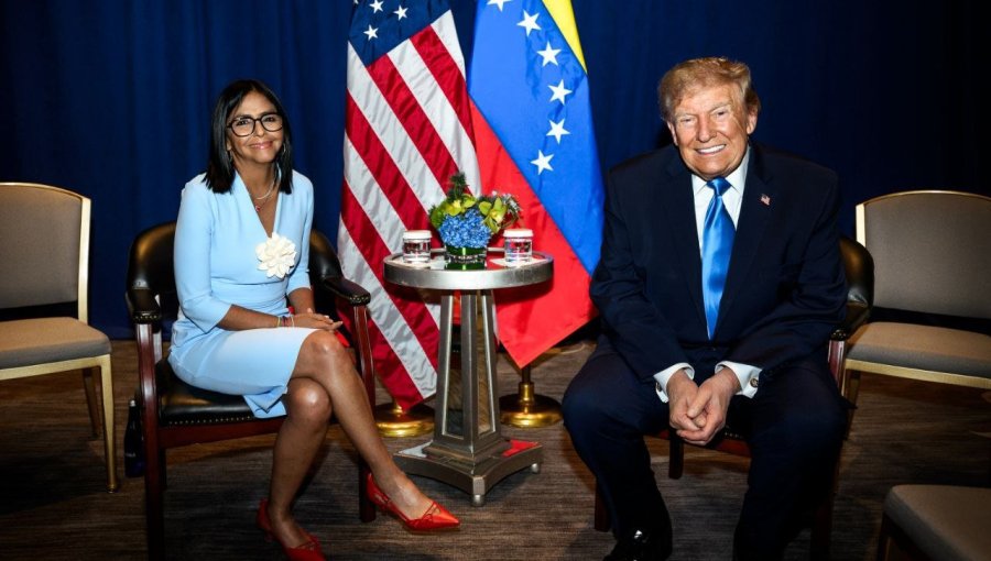 Donald Trump y Delcy Rodríguez sostuvieron histórico encuentro en Nueva York
