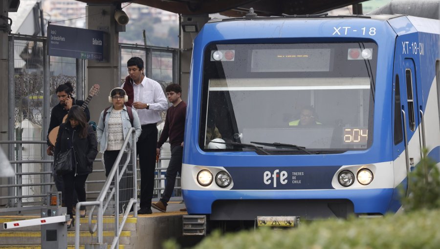 Robo de cables en catenaria obligó a reducir la frecuencia del Tren Limache-Puerto