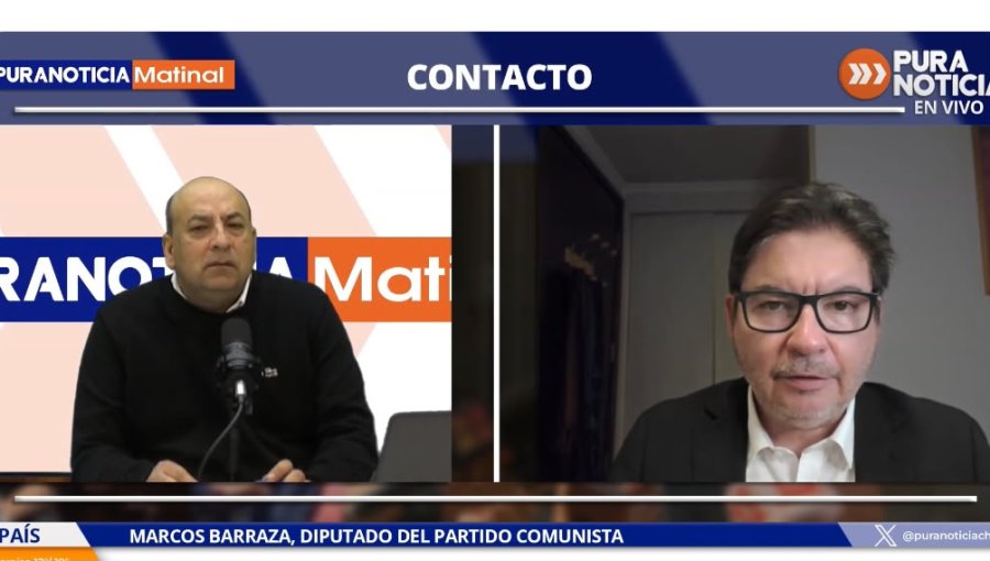 El tenso diálogo con el diputado Marcos Barraza tras insólito argumento para rechazar la Ley Antibarricadas 2.0