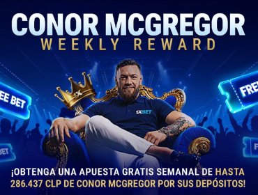 Conor McGregor y su alianza con 1xBet: como obtener apuestas gratis cada semana