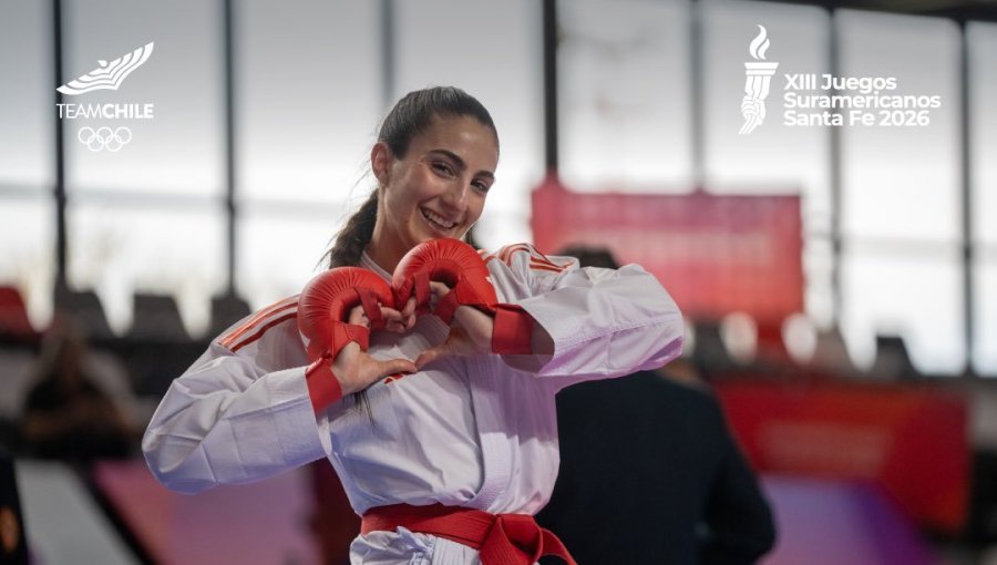 Valentina Toro y Tomás Freire suman dos medallas de oro en karate en los Juegos Suramericanos