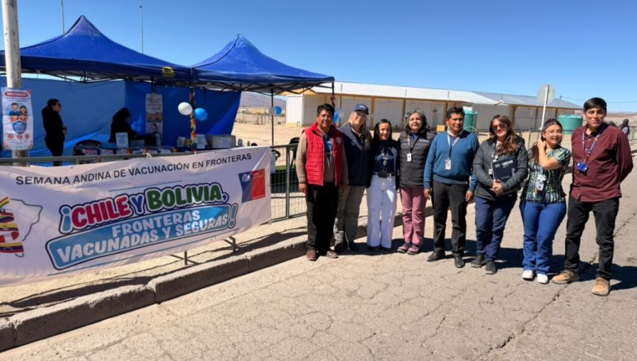 Jornada de vacunación en la frontera: Chile y Bolivia refuerzan la prevención del sarampión