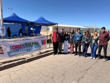 Jornada de vacunación en la frontera: Chile y Bolivia refuerzan la prevención del sarampión