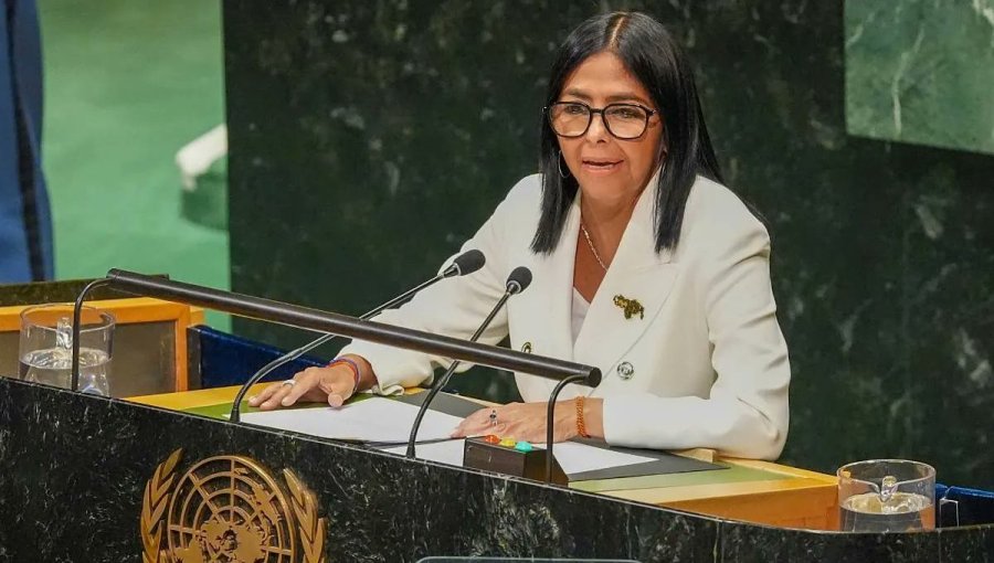 Delcy Rodríguez anuncia ante la ONU una transición democrática en Venezuela y que habrá elecciones en fecha a definir