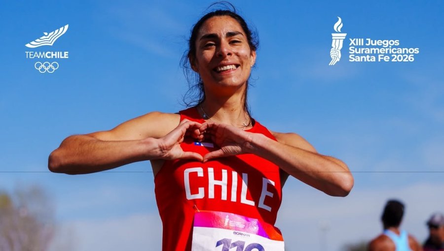 Valentina Barrientos le da un nuevo oro a Chile en los 800 metros de los Juegos Suramericanos 2026