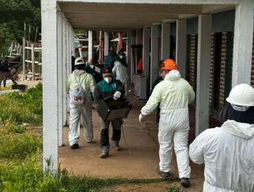 Operativo permite despejar ocupaciones irregulares en Caleta San Pedro de Cartagena