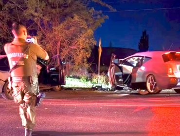 Dos personas mueren tras colisión vehicular en la ruta que une San Felipe y Putaendo