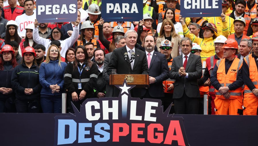 «Chile Despega»: Gobierno presenta plan para acelerar la inversión pública y privada y generar más de 100 mil puestos de trabajo