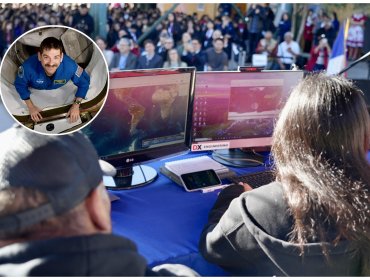 Estudiantes de Villa Alemana logran comunicación en vivo con astronauta de la NASA desde la Estación Espacial