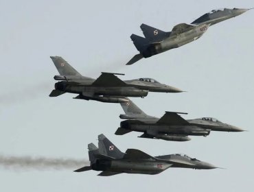 Polonia movilizó aviones de combate tras impacto de dron ruso a solo dos kilómetros de su frontera
