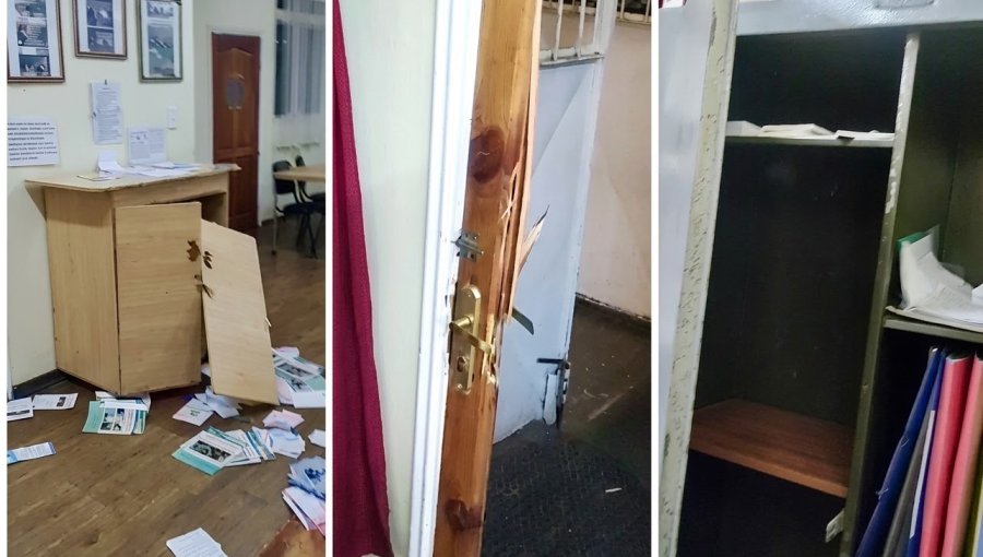 Delincuentes asaltan sede y destruyen mobiliario de asociación de pensionados ubicada en el plan de Valparaíso
