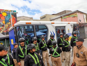 Instalan modernos módulos y puestos de mando donados desde China para reforzar la seguridad en Barrio Meiggs y Plaza de Armas