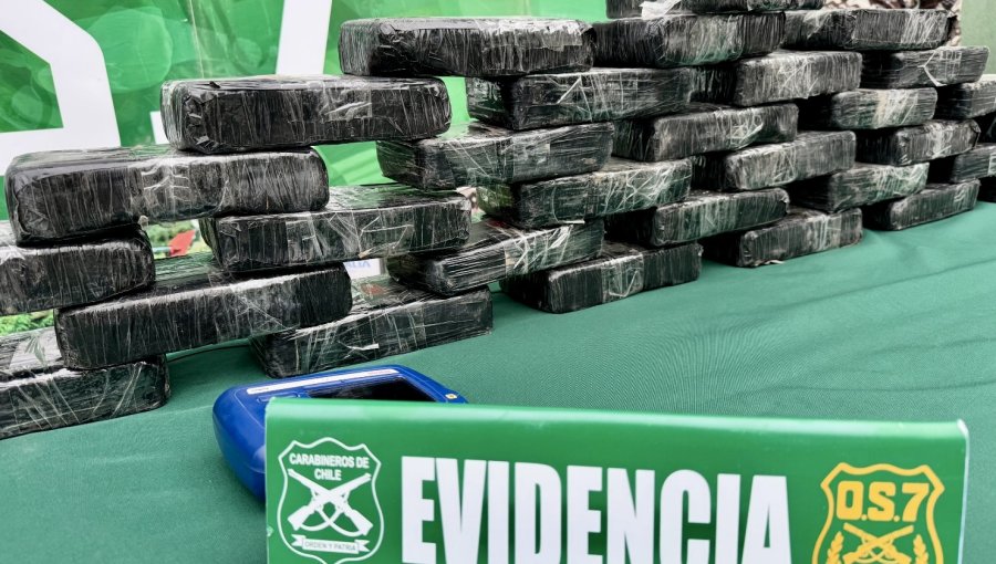 Golpe al narcotráfico en La Ligua: incautan más de 55 kilos de droga ocultos en vehículo