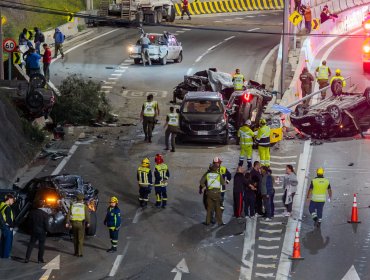 Un fallecido y varios lesionados deja grave accidente de tránsito en La Pirámide en Huechuraba