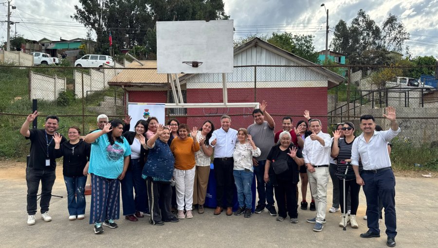 Multicancha y sede social Gerona serán renovadas tras años de abandono en sector Gumercindo de Villa Alemana