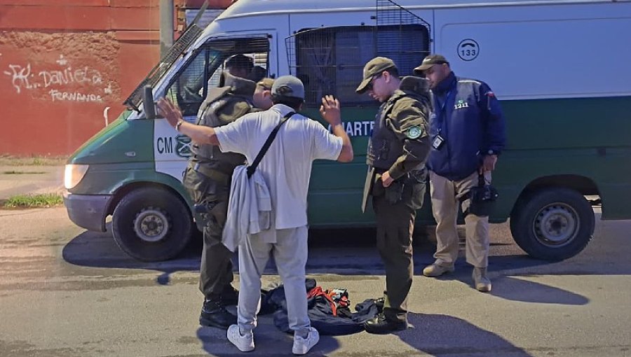«Ronda Impacto» en Villa Alemana deja ocho detenidos y cinco vehículos incautados