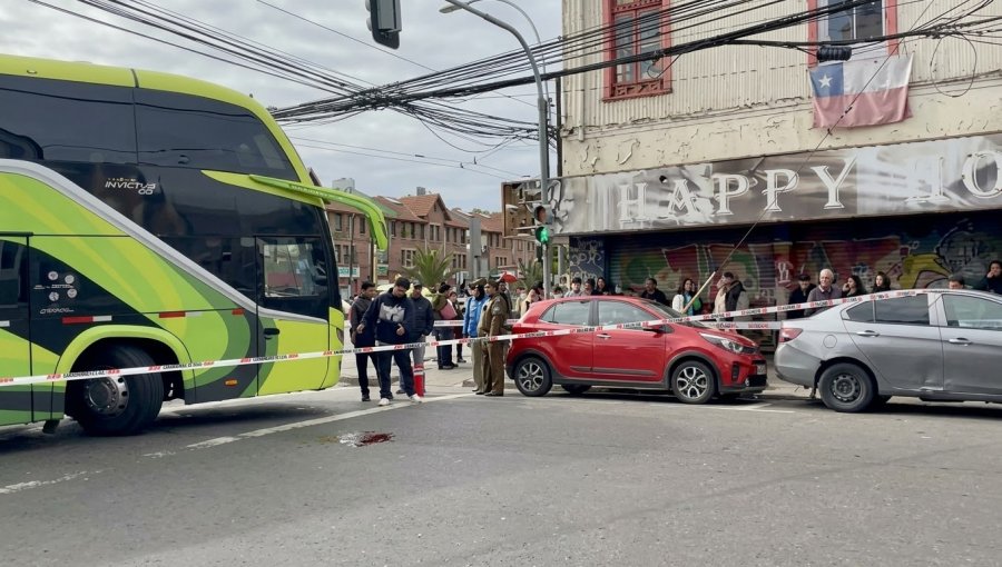 Conductor de bus interprovincial queda con arresto domiciliario nocturno tras atropellar a peatón en la Av. Argentina de Valparaíso