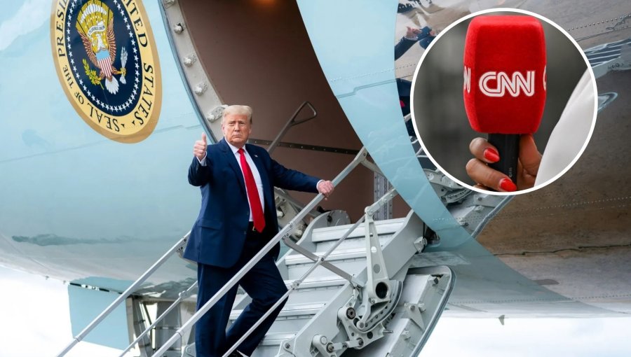 Casa Blanca excluye a periodistas de CNN del Air Force One en medio de la pugna judicial por sus credenciales