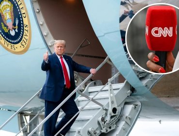 Casa Blanca excluye a periodistas de CNN del Air Force One en medio de la pugna judicial por sus credenciales