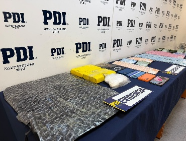 PDI desarticula banda que traficaba cocaína hacia Hong Kong desde Santiago