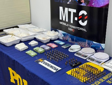 Desarticulan banda narco en la "Pequeña Caracas" de Estación Central
