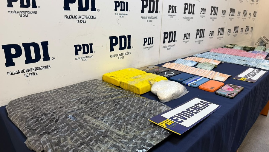 PDI desarticula banda que traficaba cocaína hacia Hong Kong desde Santiago