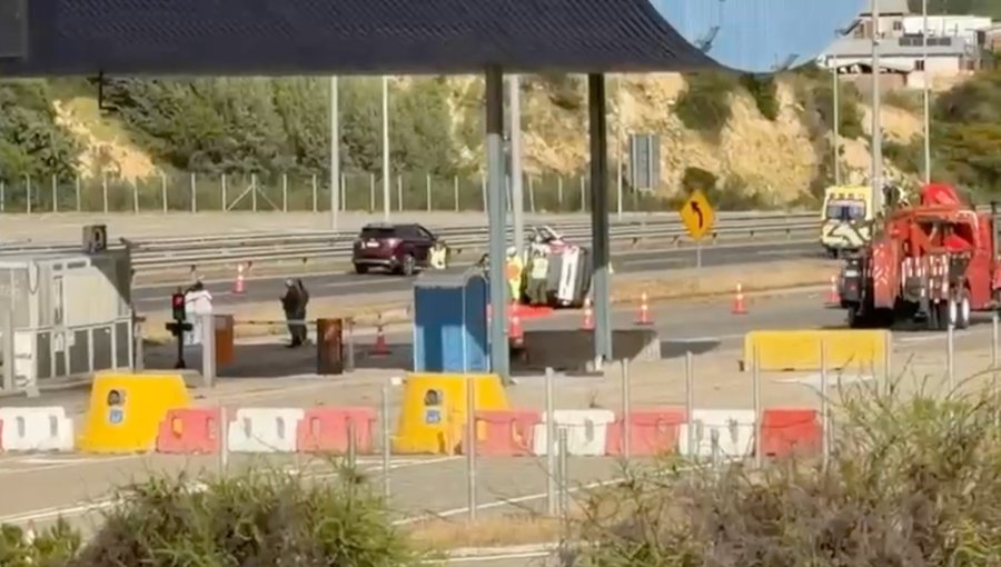 Fatal accidente de tránsito en Quilpué: hombre y mujer pierden la vida al volcar su automóvil en Ruta 60 CH