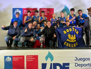 Ministro y Seremi del Deporte participan en las finales de básquetbol de los Juegos Deportivos Escolares 2026 en Valparaíso