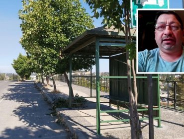 “Pasó al lado mío”: Dirigente de Placilla relata espeluznante reencuentro “fortuito” con sujeto que lo agredió en un paradero de buses