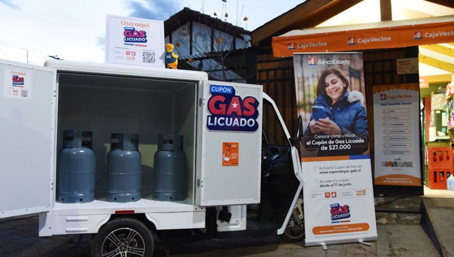 BancoEstado reporta que cerca de 5 millones de personas canjearon el Cupón de Gas Licuado