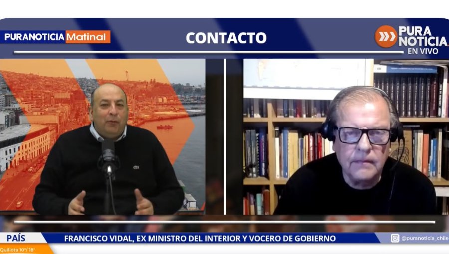 Francisco Vidal y posible candidatura presidencial de Michelle Bachelet: "Yo creo que lo que hace es colocarse a disposición de la oposición"