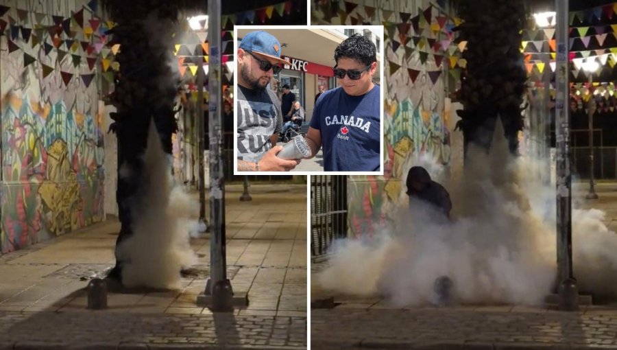 Innovación disuasiva en Valparaíso: jóvenes crean ingenioso sistema de humo para evitar que orinen en las calles