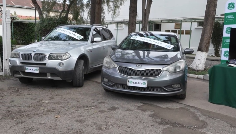 Recuperan tres automóviles robados en asalto a vivienda en San Bernardo