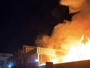 Incendio en la Universidad de Atacama en Copiapó deja cuantiosos daños materiales