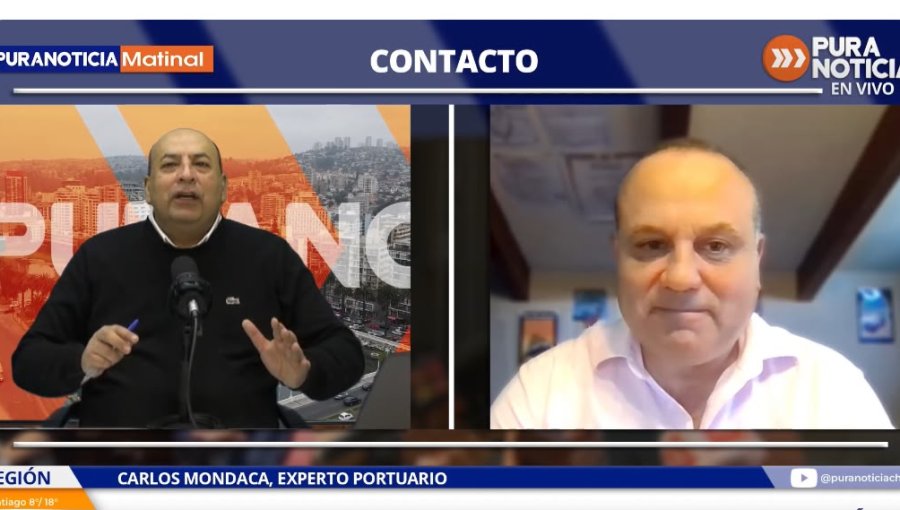Carlos Mondaca, experto en asuntos portuarios, por obras en terminales de Valparaíso y San Antonio: "Me preocupa que en dos años y dos meses más expira la concesión de TPS y de STI"
