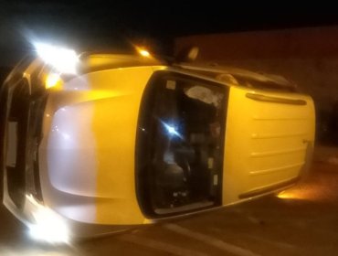 Dos personas lesionadas dejó colisión entre dos vehículos en el sector Achupallas de Viña del Mar
