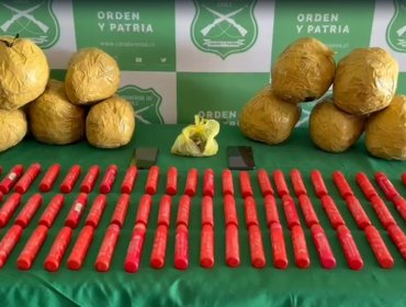 Detienen a banda dedicada a la distribución y venta de drogas en Iquique y Alto Hospicio: más de 133 kilos de droga incautados