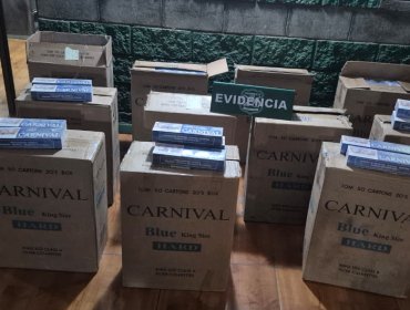 Incautan 11 mil cajetillas de cigarrillos de contrabando en La Ligua: tres detenidos